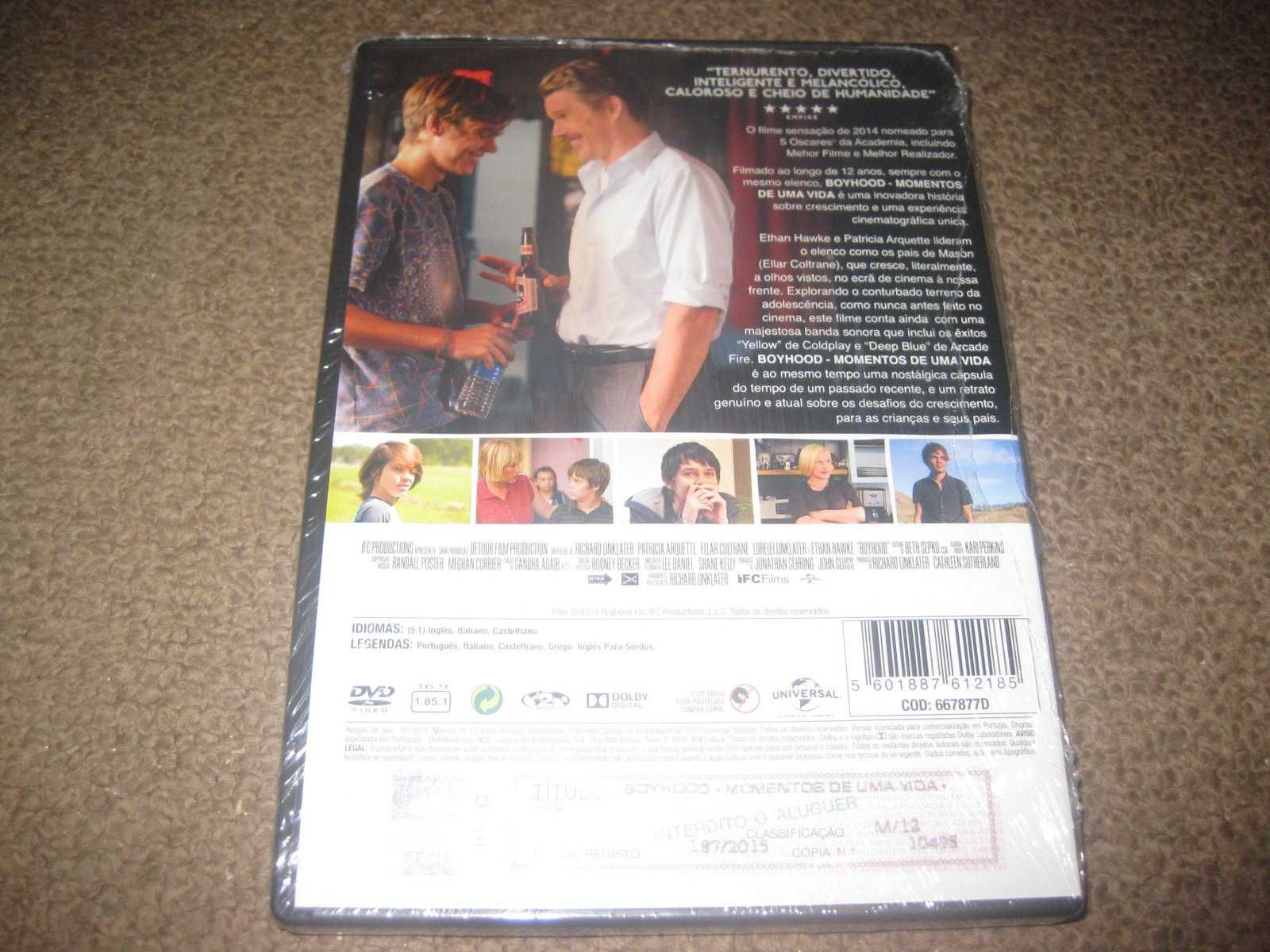 DVD "Boyhood - Momentos de Uma Vida" Selado!