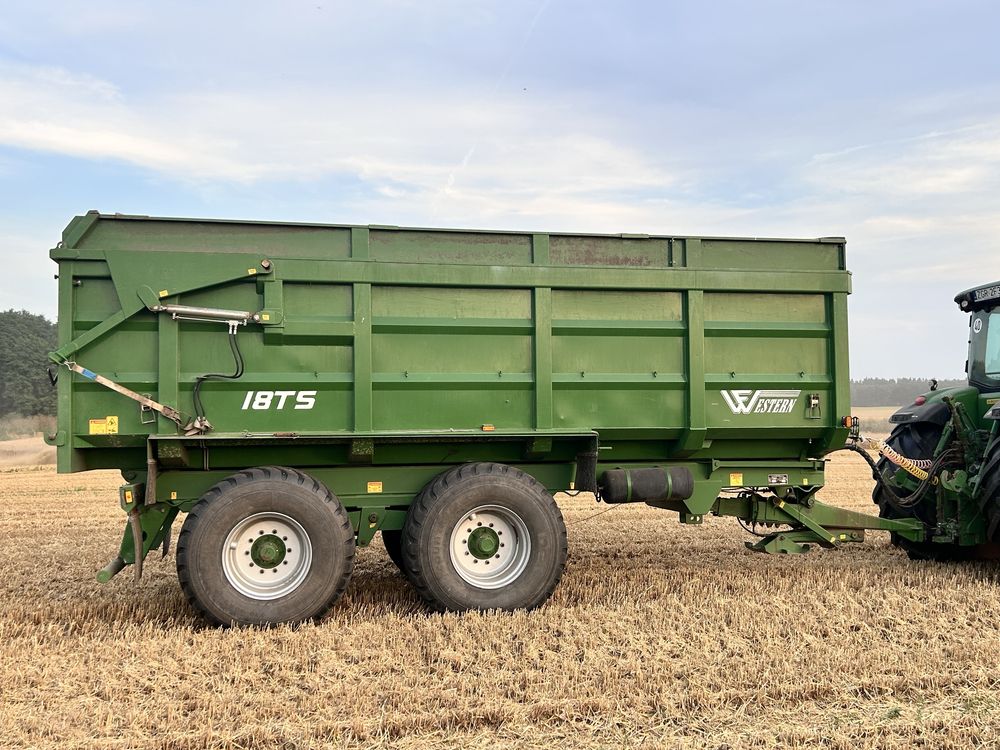 Przyczepa skorupowe tandem Western 18TS, 27m3
