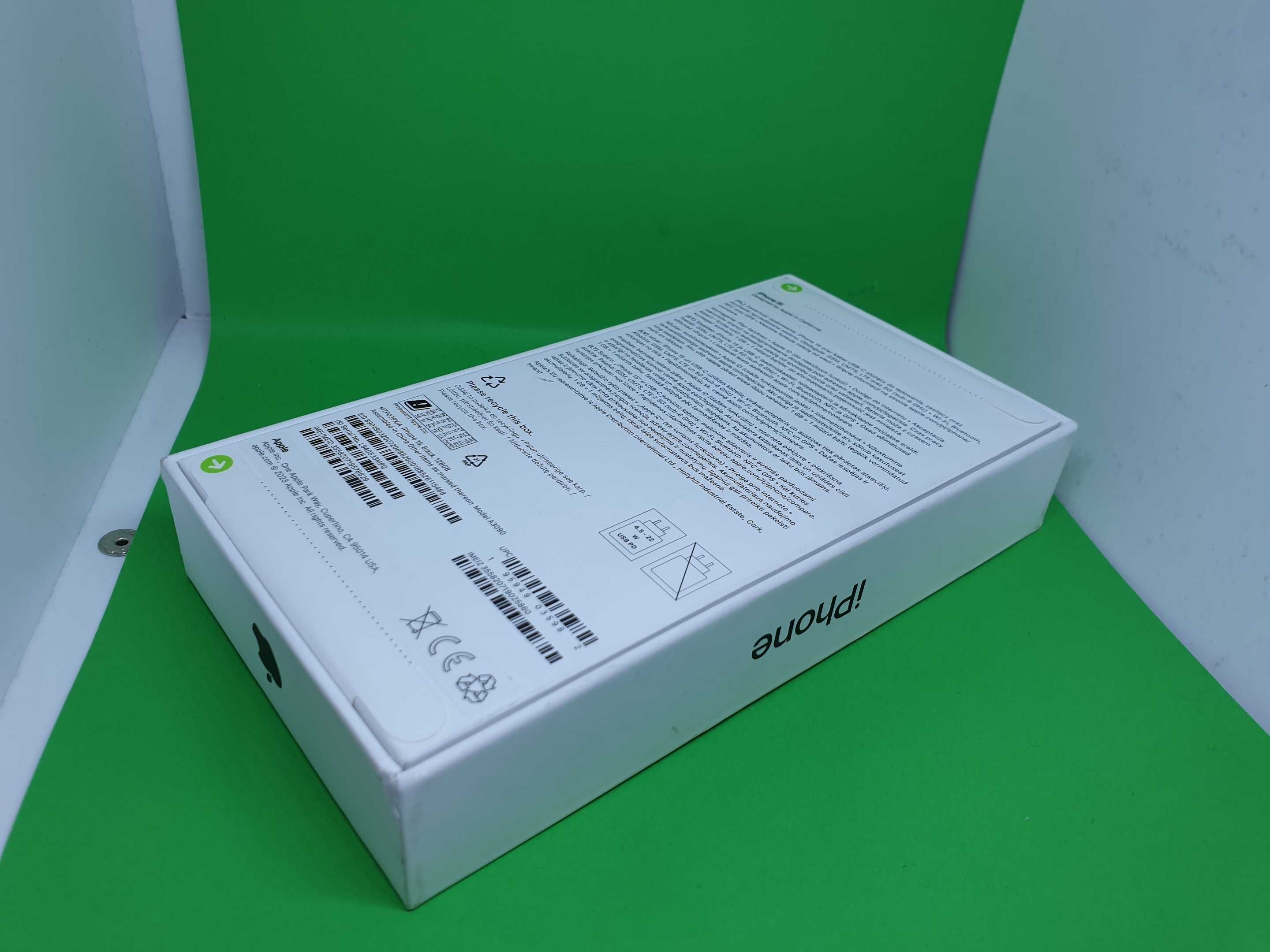 Nowy Apple Iphone 15 128GB Black GW PL Salon 4GSM Świdnica