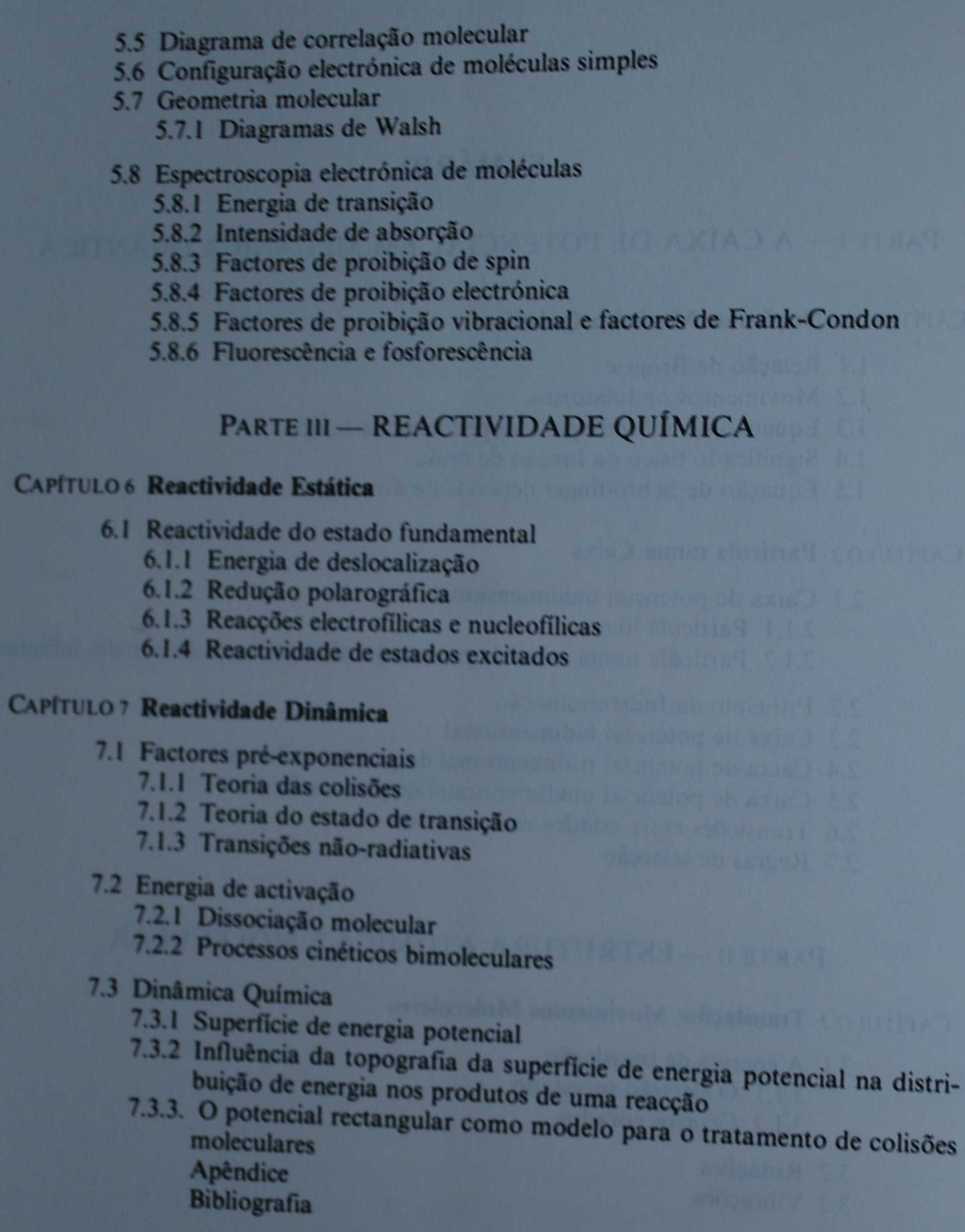 Estrutura e Reactividade Molecular de S.J. Formosinho e A.J.C.Varandas