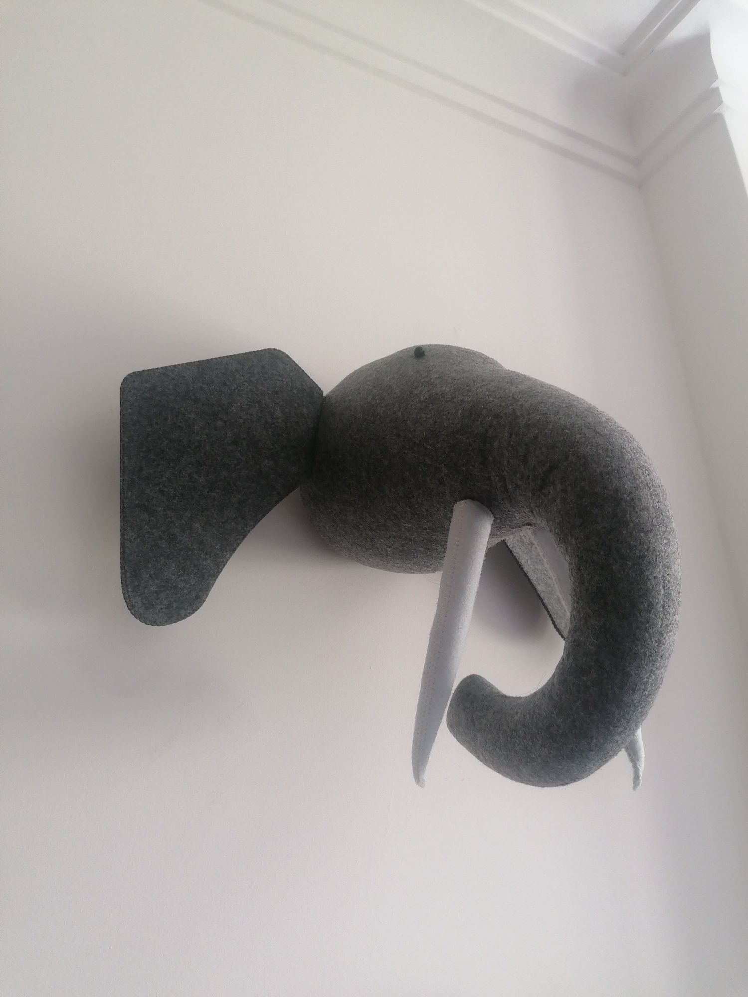 Decoração cabeça de elefante