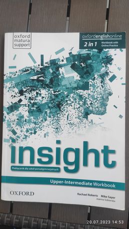 Język angielski Insight upper intermediate workbook podręcznik