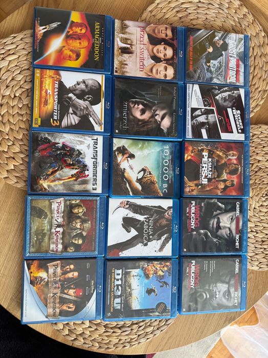 Zestaw filmów blu ray 38 szt.