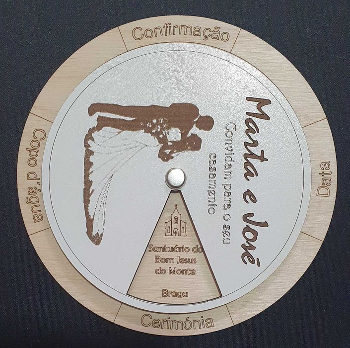 Convite de casamento personalizado (Sob orçamento)