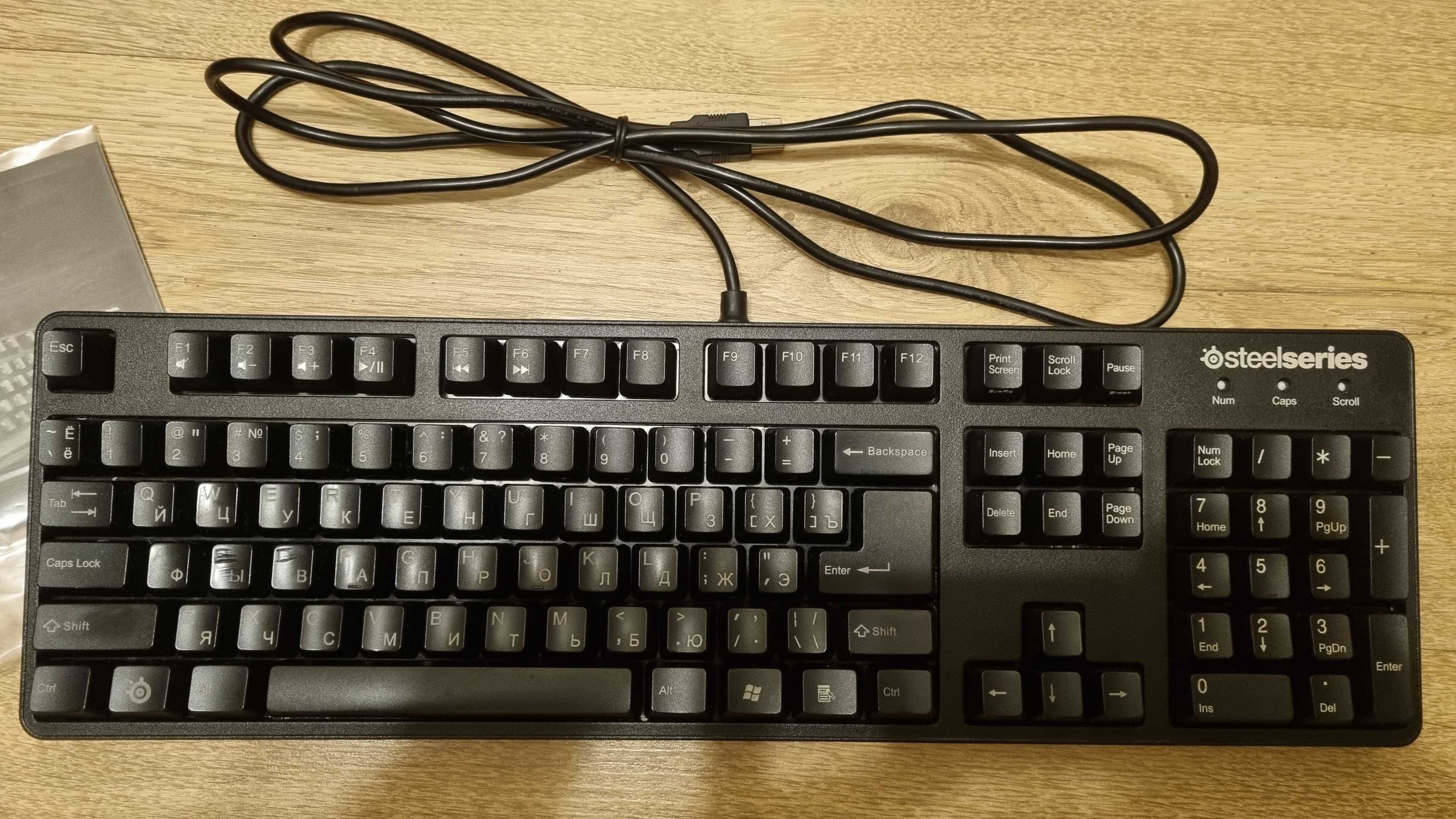 Механічна клавіатура SteelSeries 6G v2, перемикачі Black