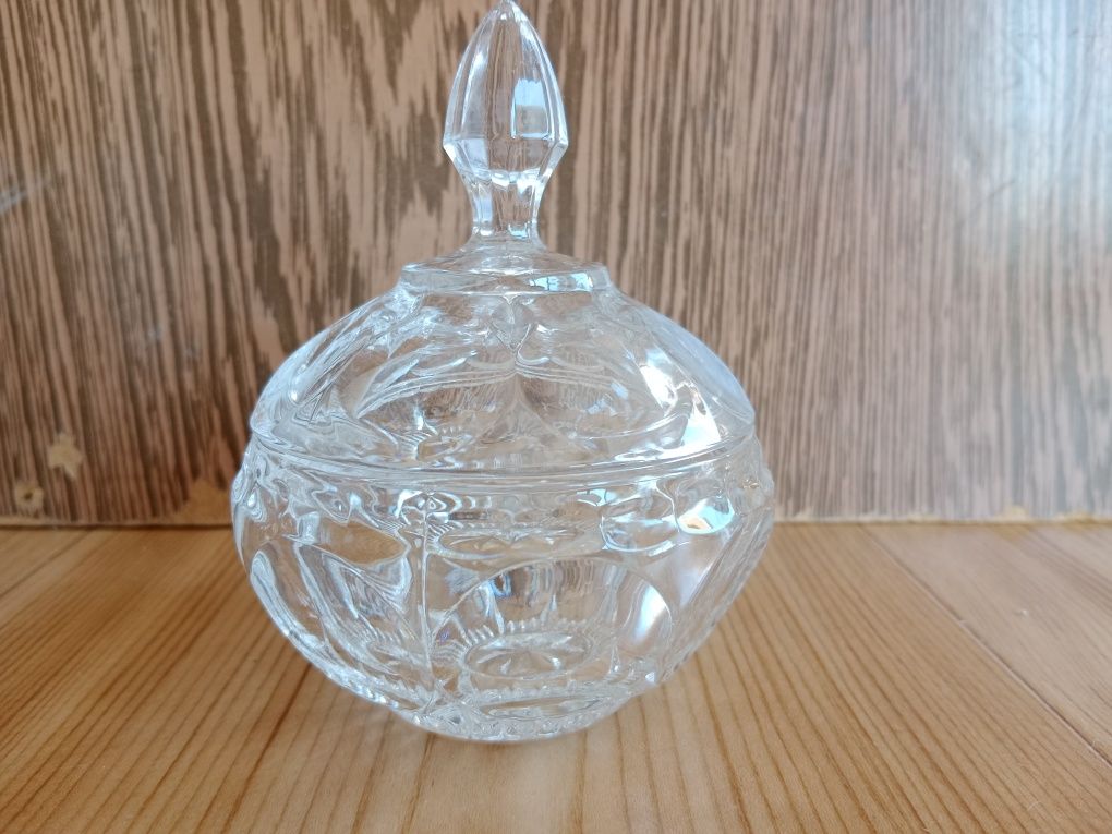 Соусница хрустальная