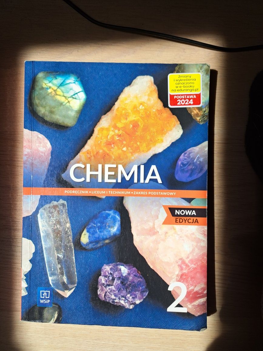 Chemia 2 Podręcznik. Liceum i 
technikum. Zakres podstawowy.
NOWA ED