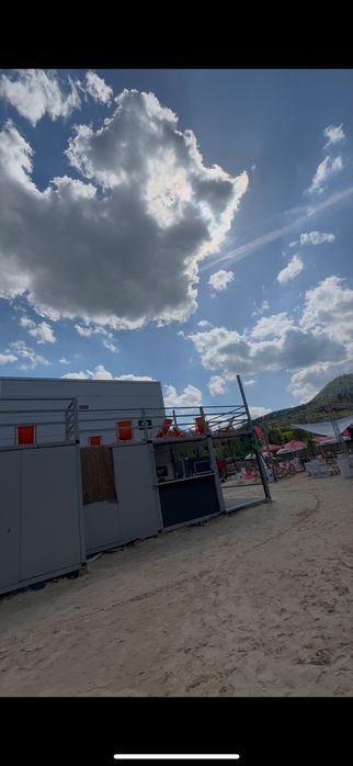 Kontener Kontenery BAR gastronomiczne taras schody 4 Wc zaplecze