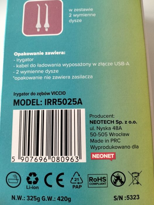 Irygator Viccio IRR5025A