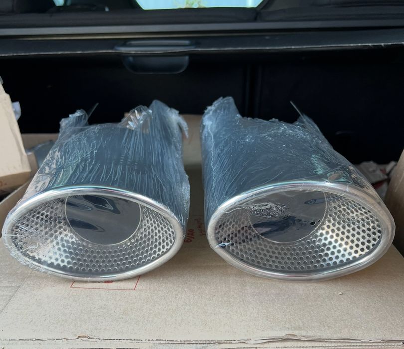 Насадки на глушитель на Land Rover Freelander2