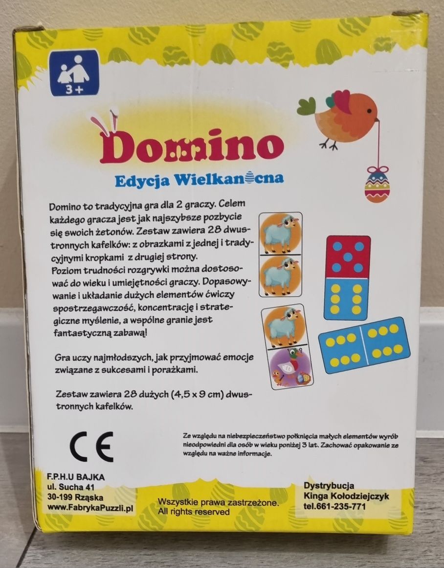 Wielkanoc Domino Gra Bajka