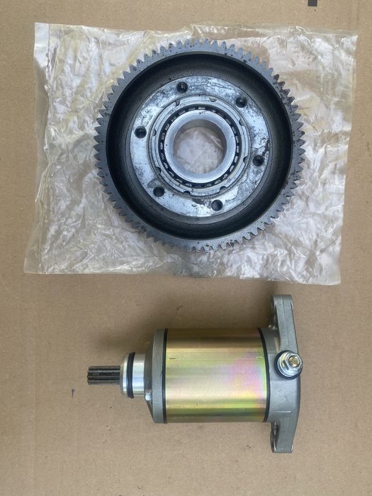 Suzuki Eiger 400 rozrusznik sprzegło jednokieunkowe bendix nowe