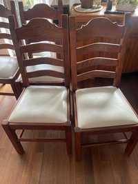 Drewniane krzesla 6 sztuk