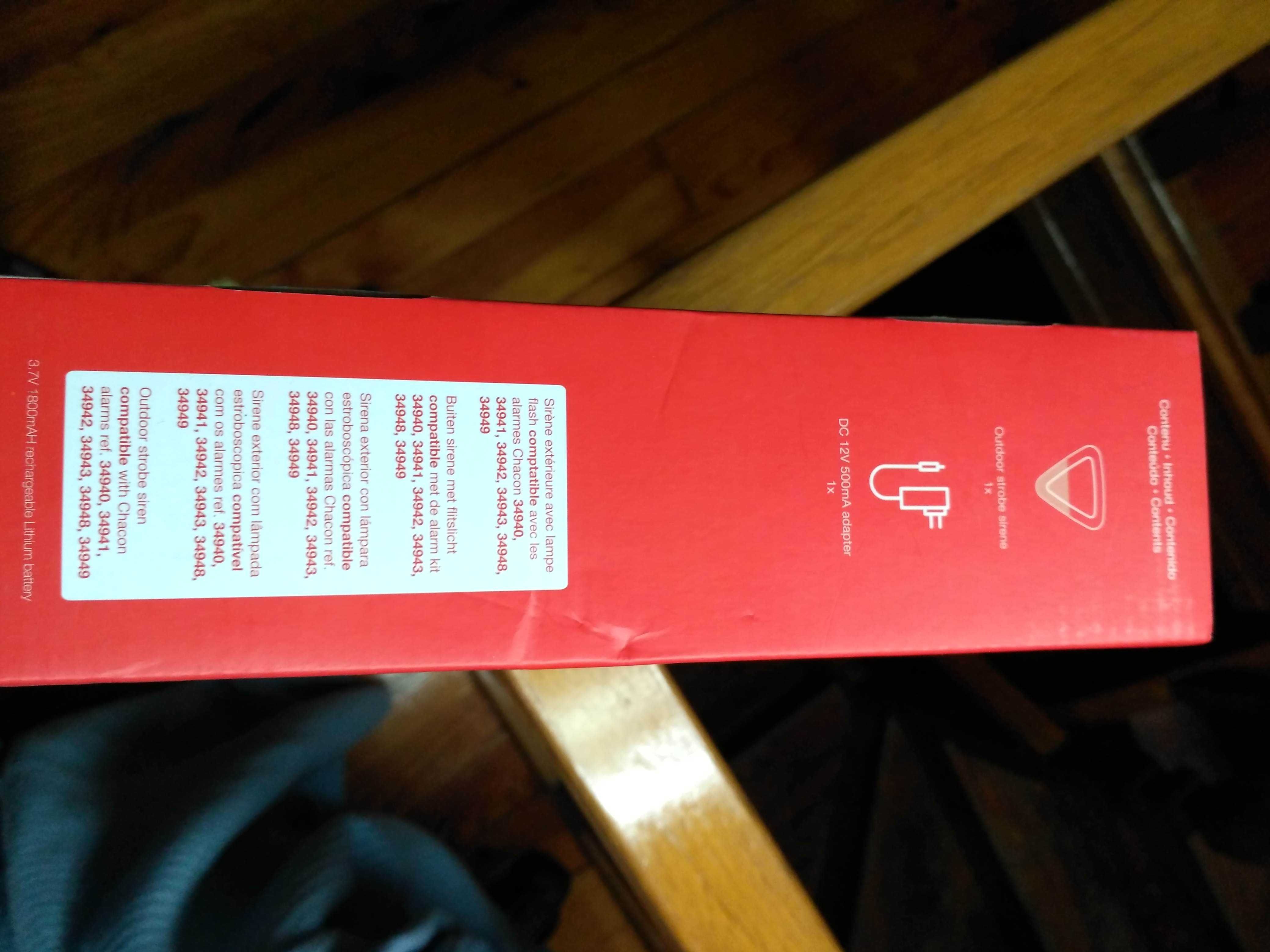 Alarme GSM e sirene exterior