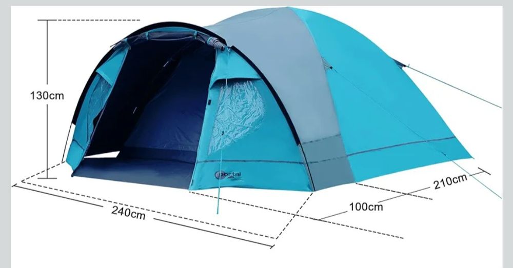 Portal namiot 3-4  osobowy, wodoszczelny