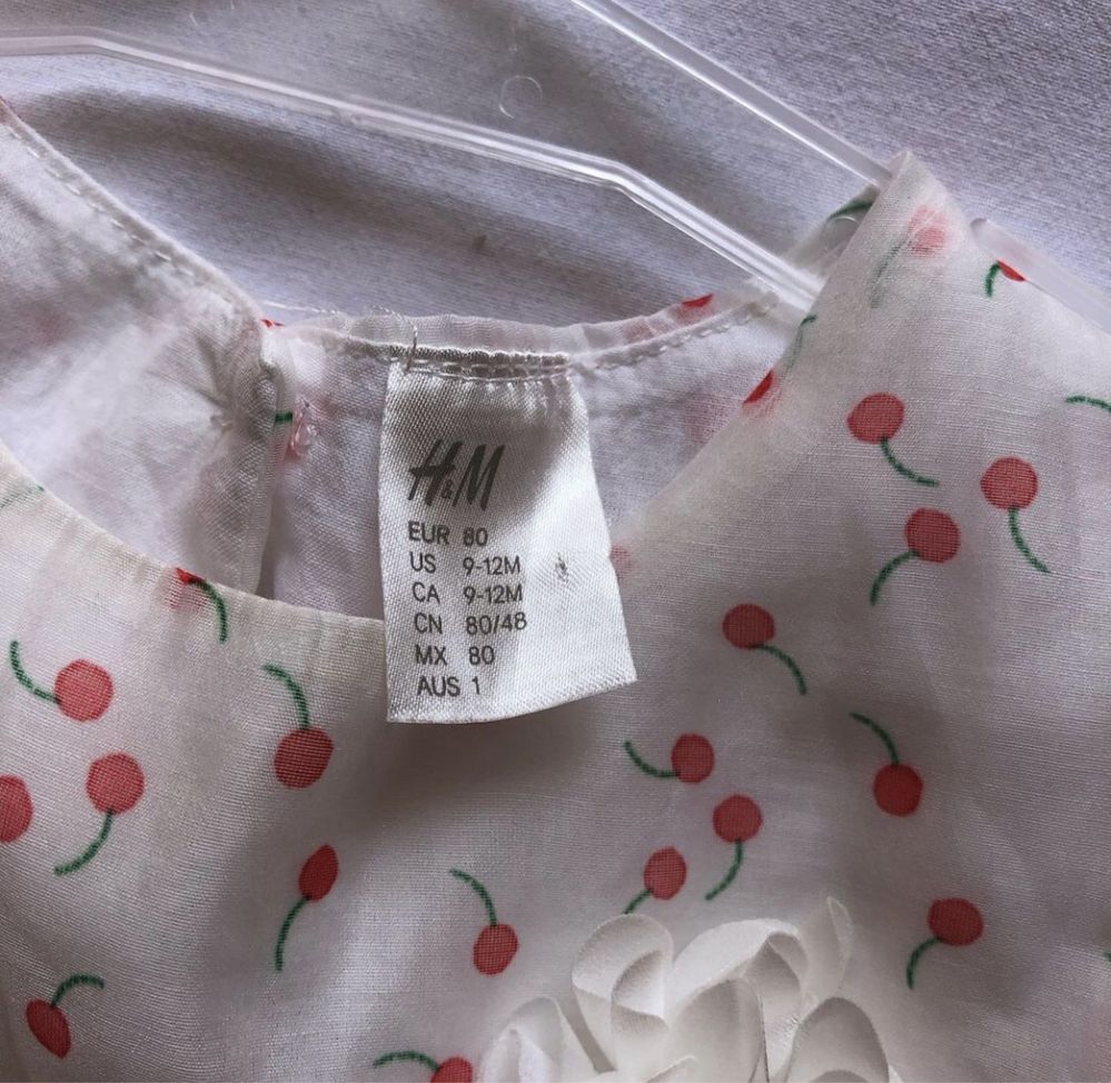 Сукня на дівчинку H&M 80р(9-12м)