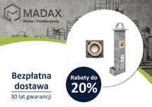 System kominowy, komin dymowy wys, 4 m MADAX