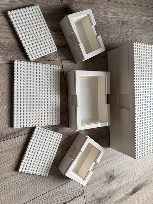 Ikea Bygglek Pudełka Lego z pokrywką