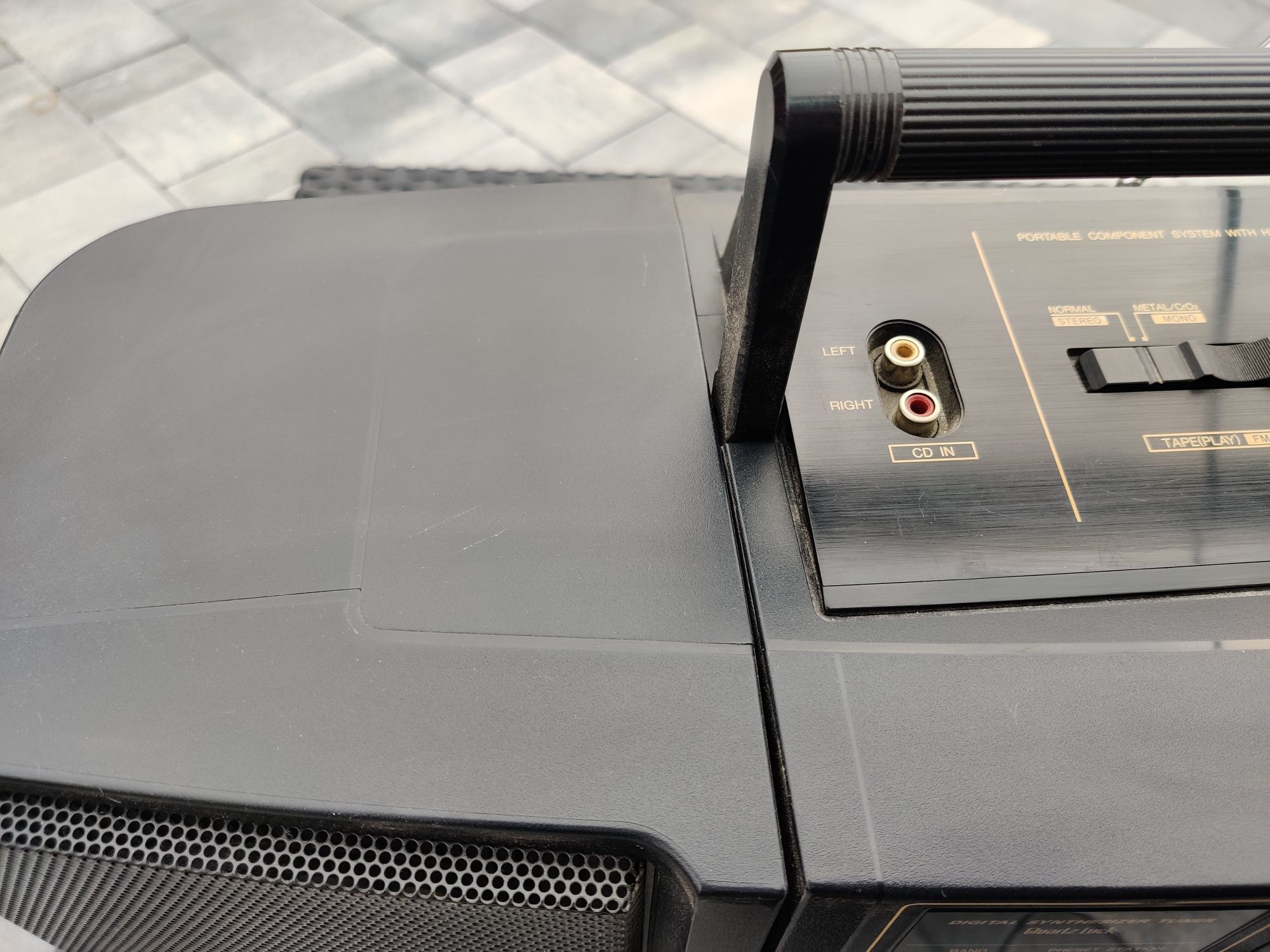 Rzadki boombox JVC PC-V66 radioodtwarzacz