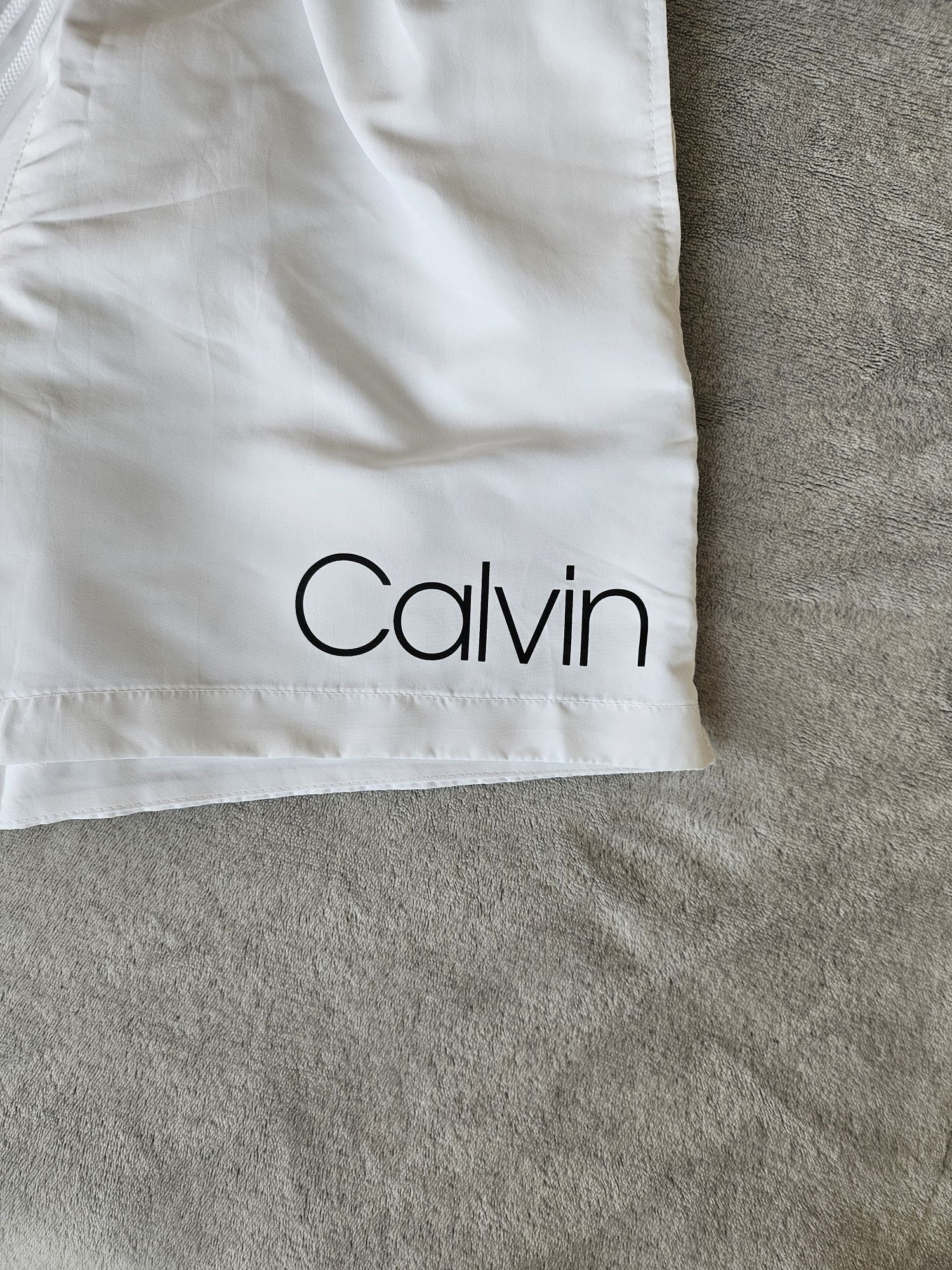 Calvin Klein szorty męskie, spodenki  białe roz.M