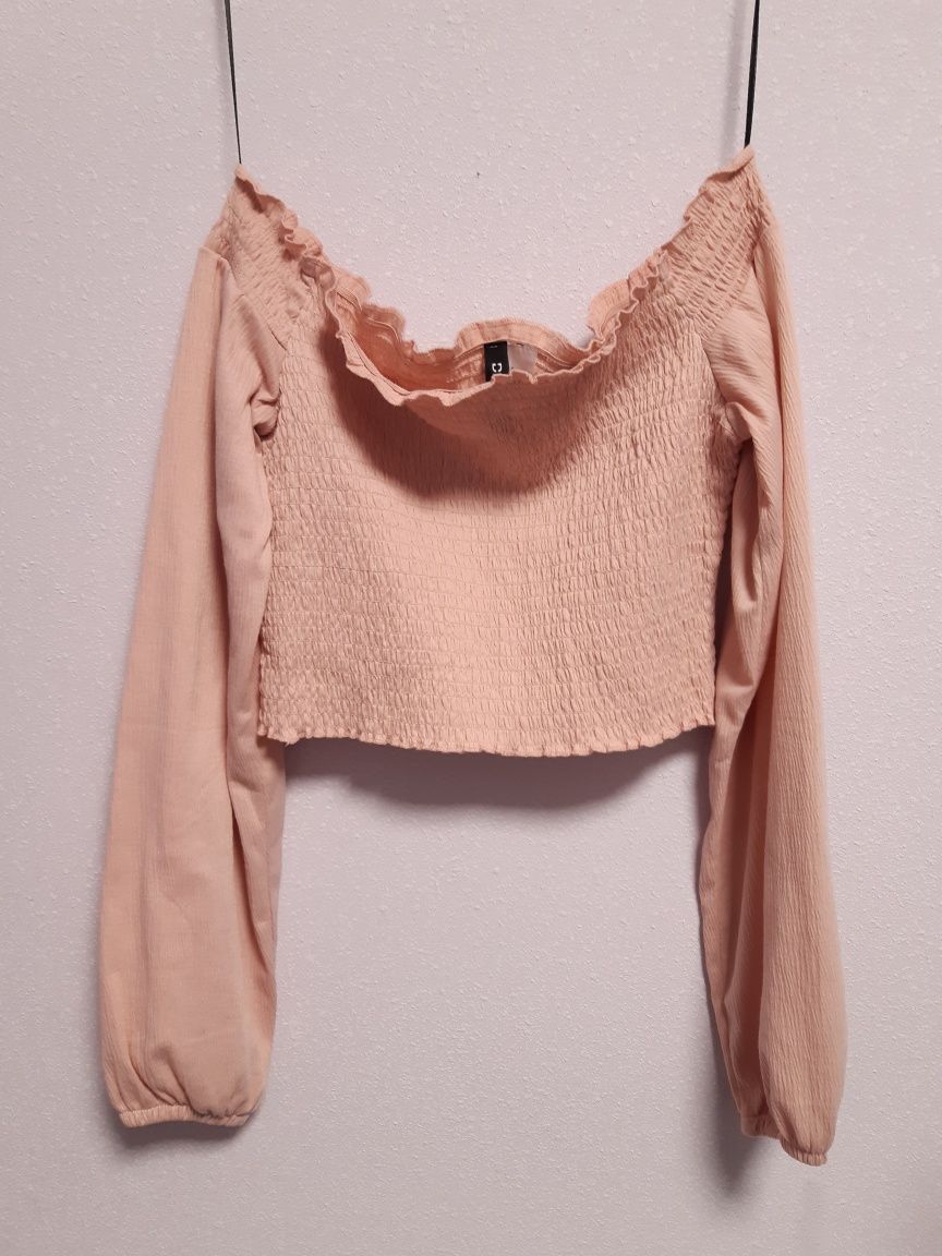 Кроп топ блуза H&M с открытыми плечами женская / Донецк 1000