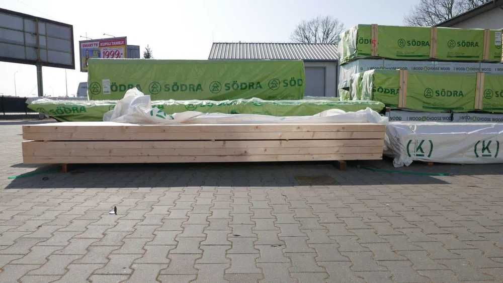 Kantówka, drewno konstrukcyjne świerk C24 45x220mm Södra TANIO DOSTAWA
