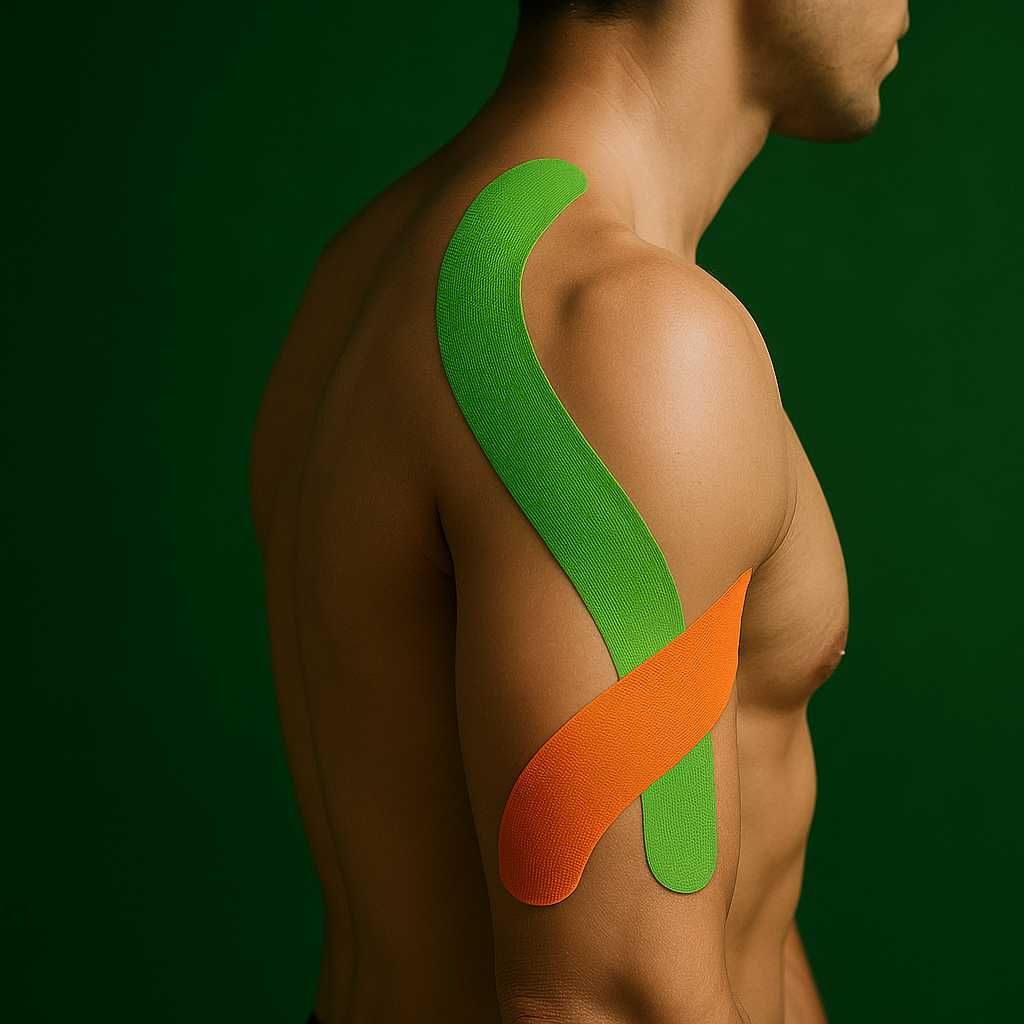 BambooTape - Taśma Kinesio Tejpy Tape Kinesiotaping - żółta