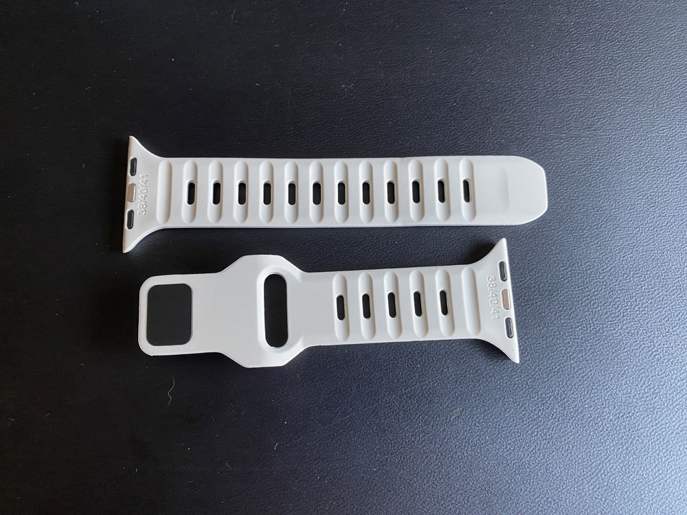 Pulseiras Silicone suave e macio Apple Watch 8 7 6 5 Novas Embaldas