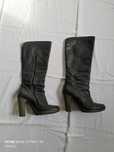 Botas cano alto verde escuro