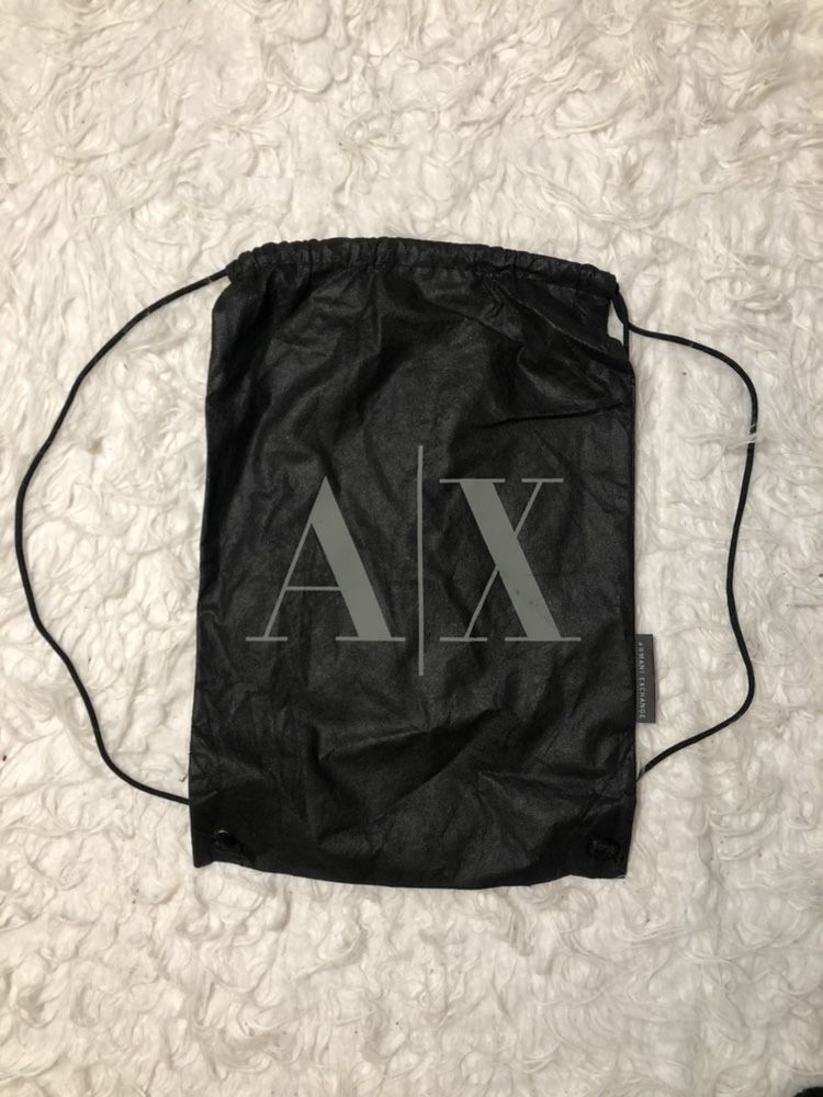 Worek Armani Exchange czarny plecak