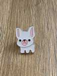 Przypinka pin badge broszka buldog buldożek angielski francuski