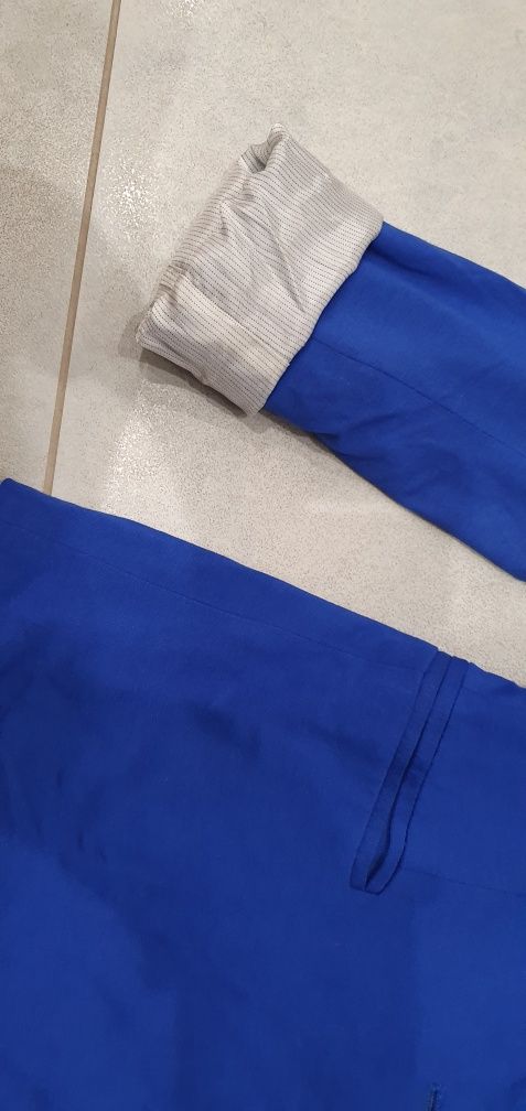 Żakiet marynarka damska indygo 34 XS szafir kobalt