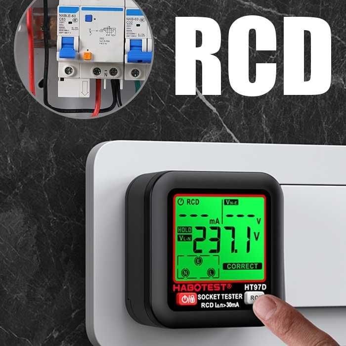 ZESTAW Tester Przewodów +Próbnik Napięcia +Tester Gniazd Elektrycznych