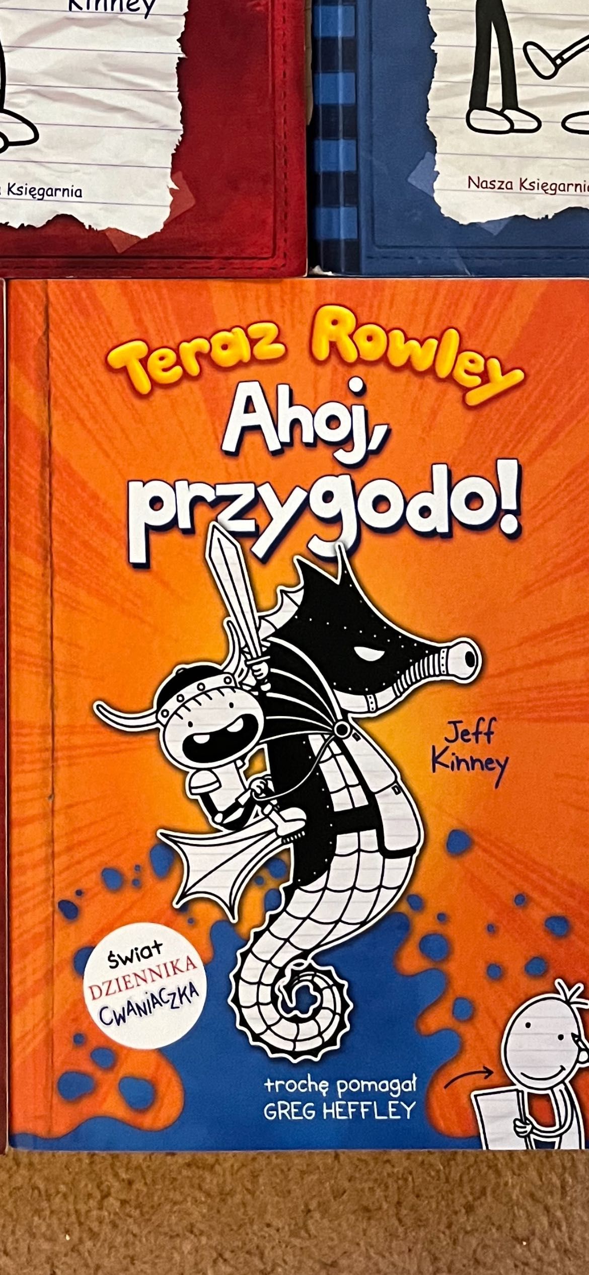 Książka Teraz Rowley Ahoj przygodo Jeff Kinney