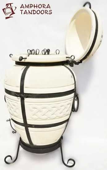 Piec TANDOOR Tandoori Tandyr model ATAMAN NA ZAWIASACH grill ogrodowy