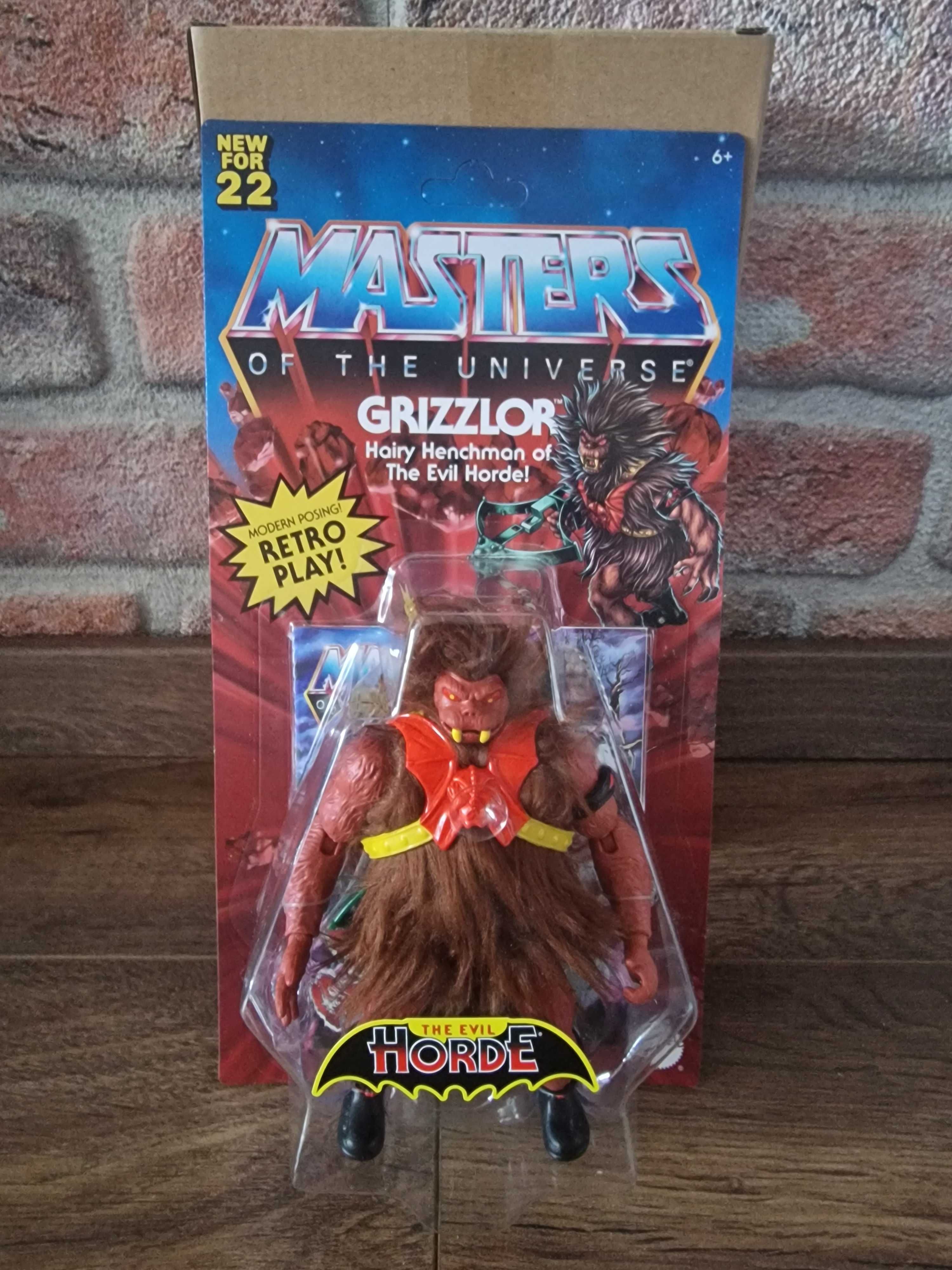 GRIZZLOR - HE-MAN - Masters of the Universe - figurka - nowa
