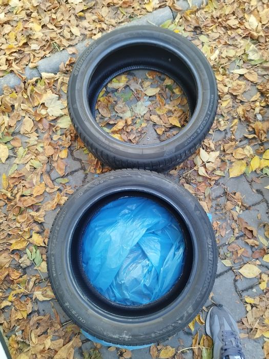 Opony hankook 225/45 r 18 zimowe dwie sztuki