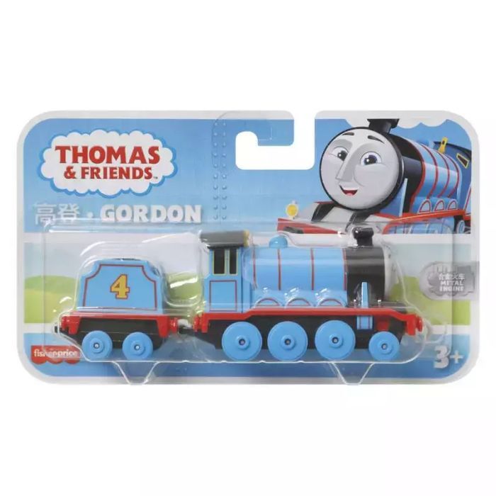 Duża lokomotywa metalowa Gordon - Tomek i Przyjaciele. Fisher Price