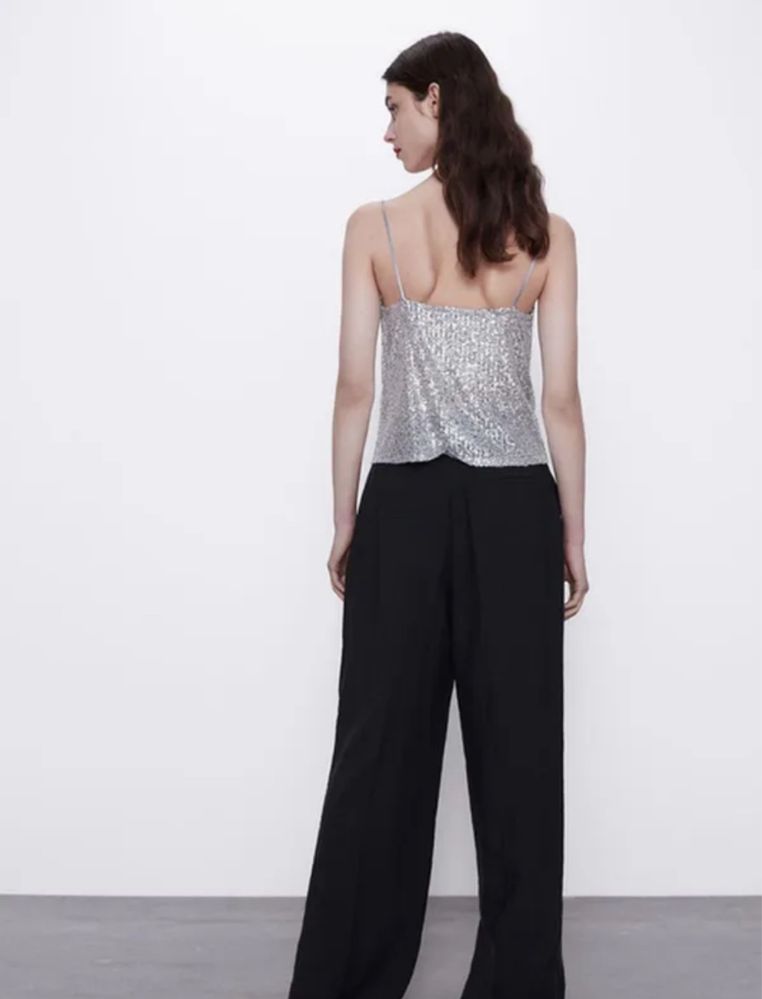 Топ кроп майка zara