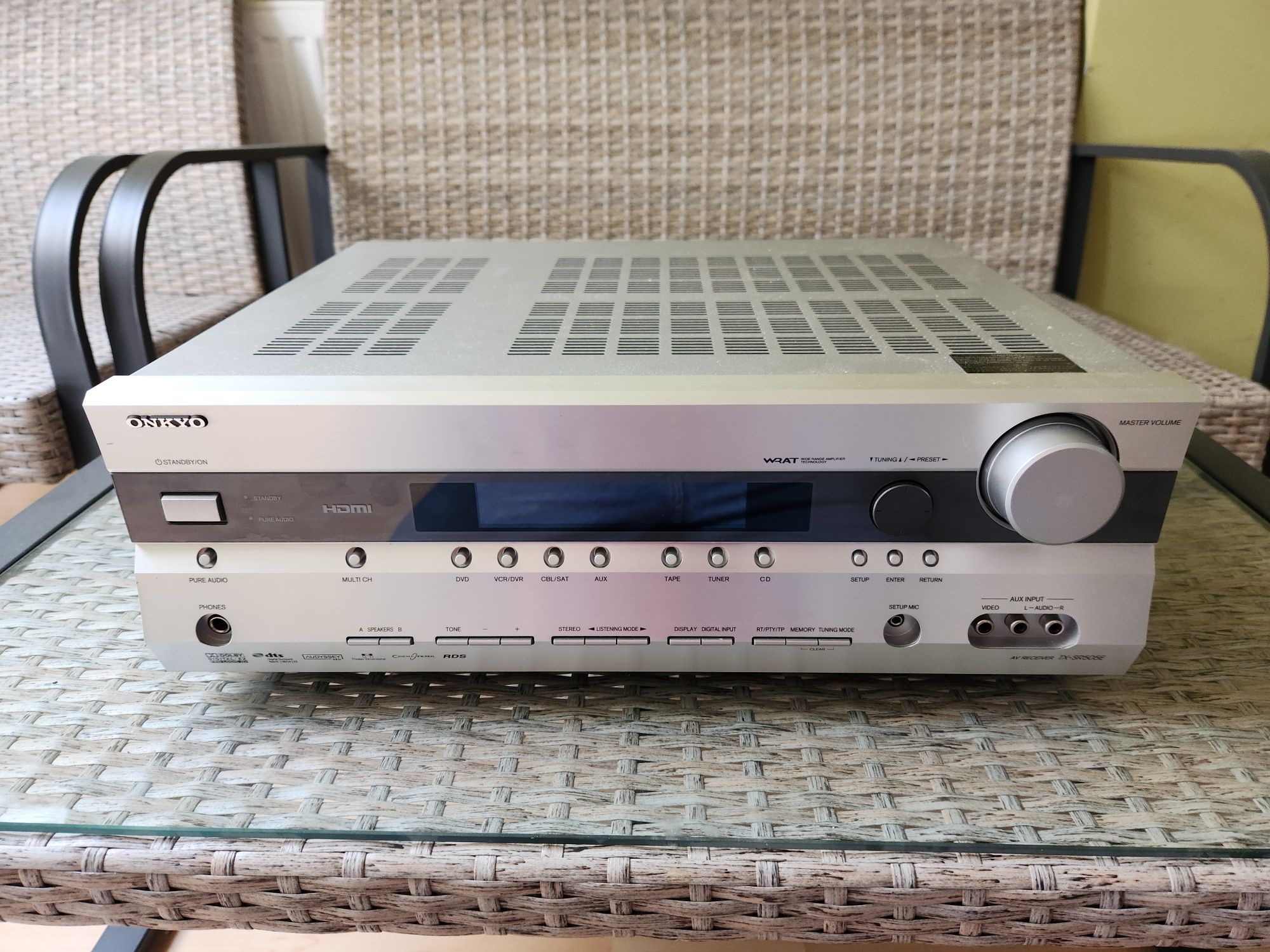 Amplituner Onkyo TX-SR505E + Pilot