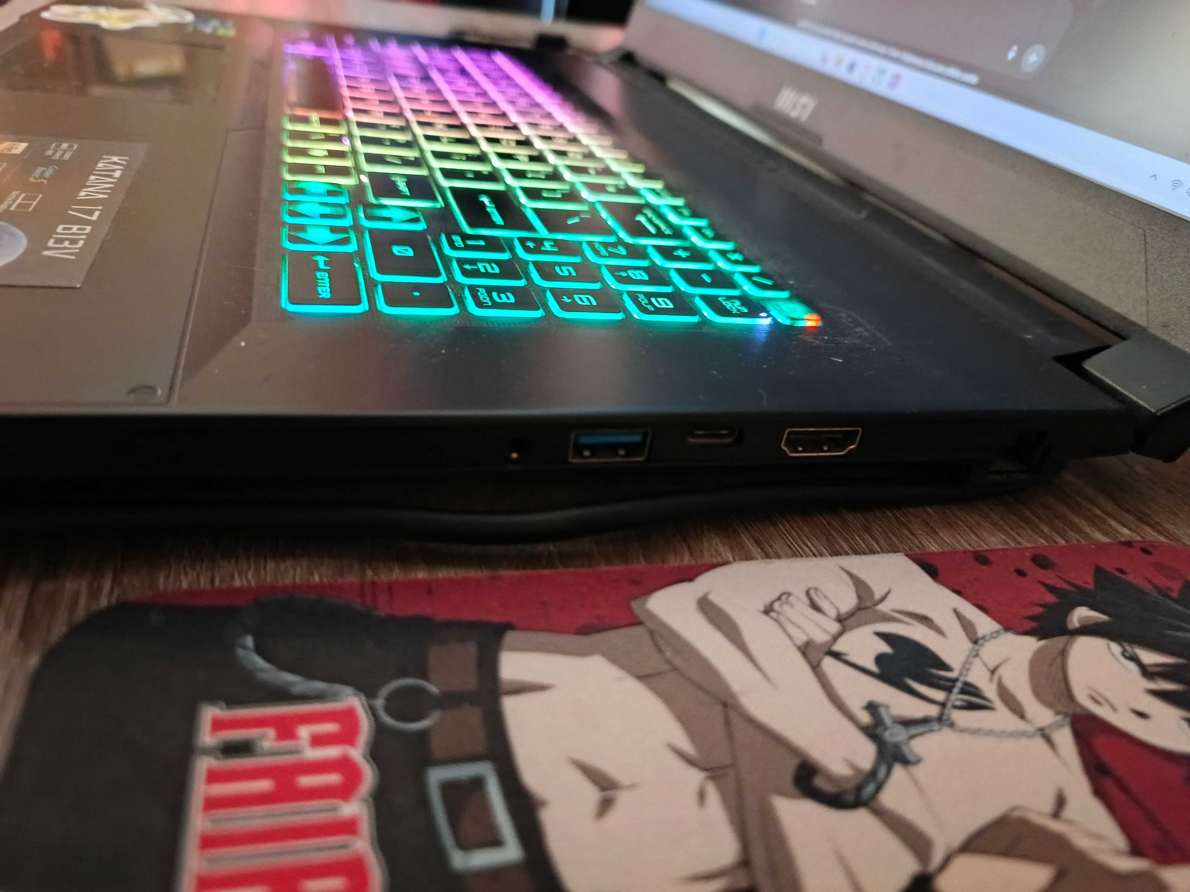 Sprzedam/Zamienie MSI Katana 17  RTX 4050 i5 13. gen 16 GB RAM 512 GB