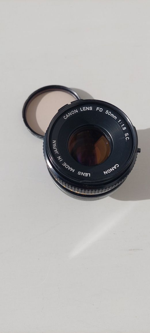 Lente Canon FD 50 mm1:1.8 SC