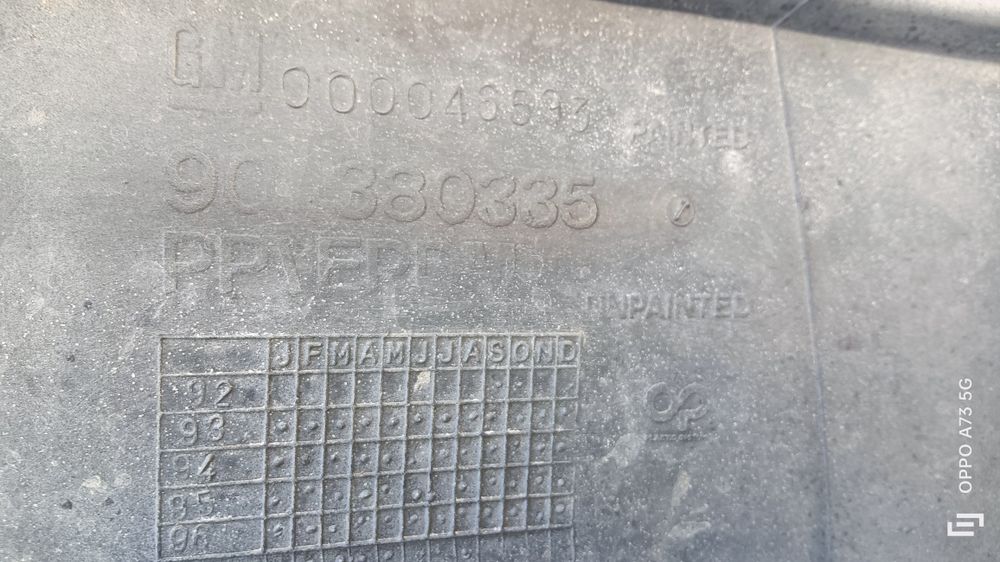 Parachoques Opel Astra F para choques 1994