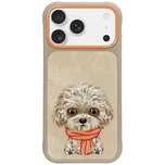 Etui Nimmy Big Eyed Pet 2.0 Dog do iPhone 17 - beżowe