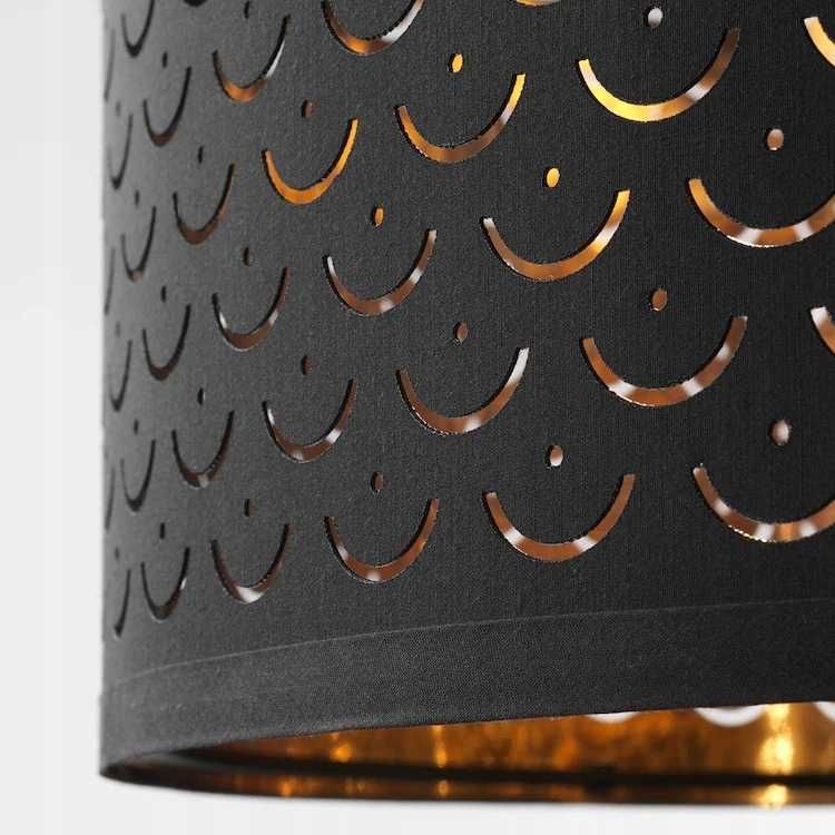 NYMÖ klosz czarno- złoty Ikea, 59 cm-jak nowy