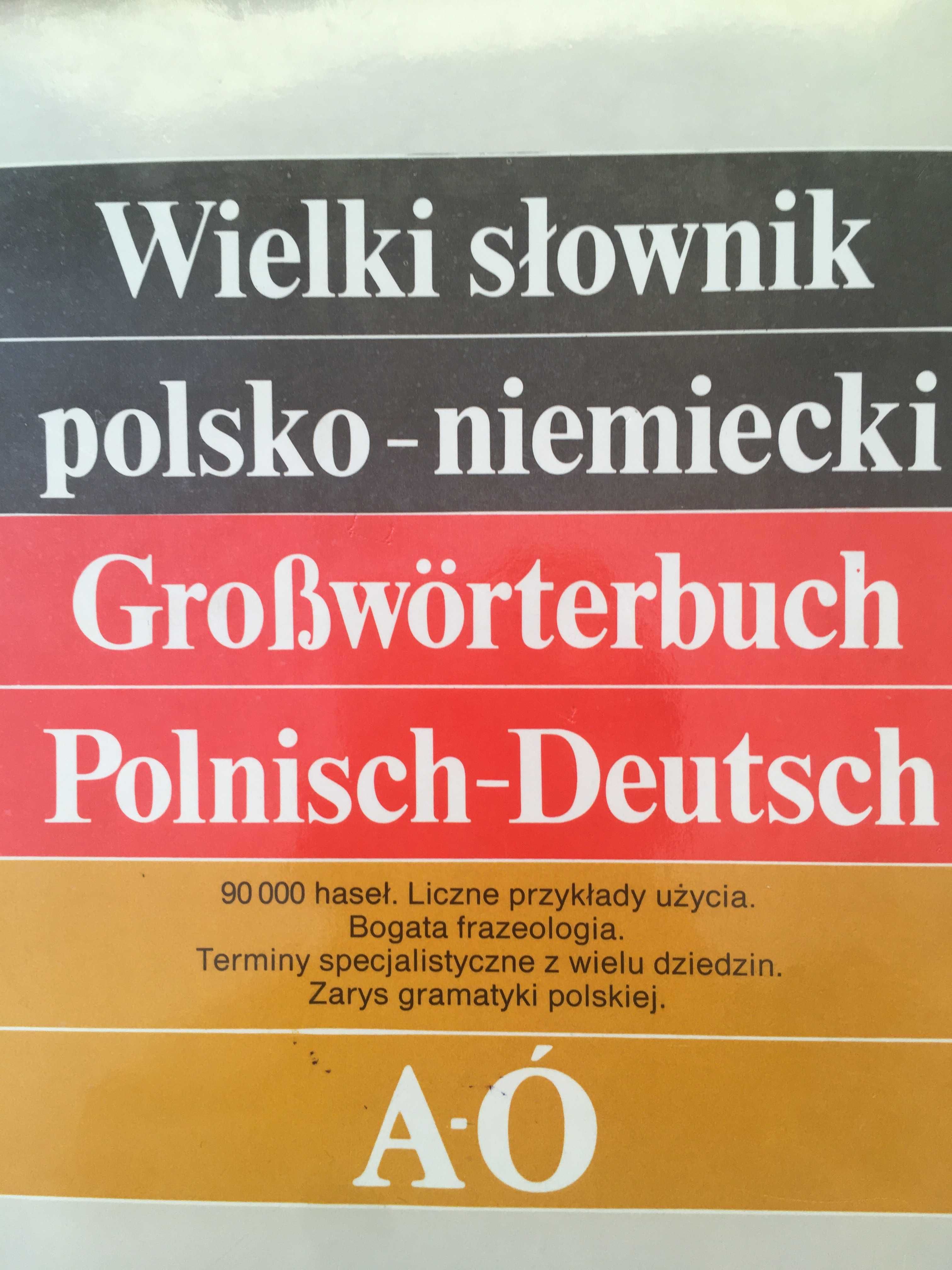 Wielki słownik polsko-niemiecki niemiecko-polski 4 tomy