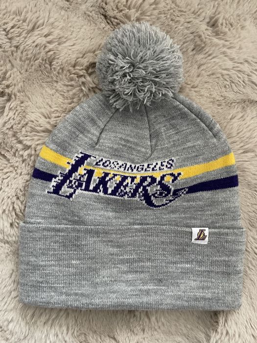 czapka z pomponem youth dziecięca la los angeles lakers