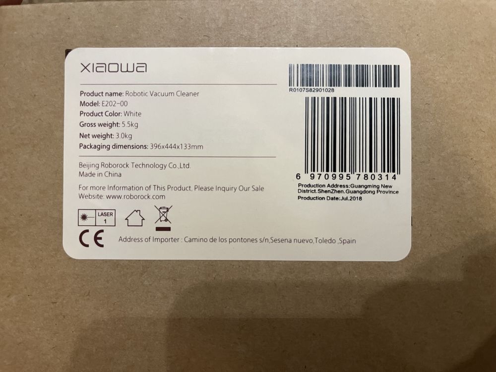 Odkurzacz automatyczny xiaowa xiaomi E202