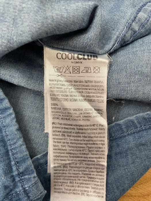 Koszula jeansowa Cool Club r. 98 – 100% bawełna