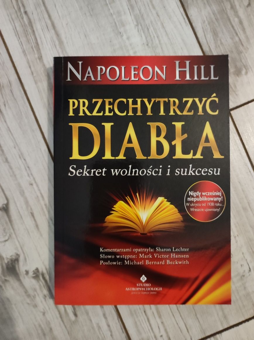 Książka Napoleon Hill przechytrzyć diabła,  złote myśli Naolona Hillar